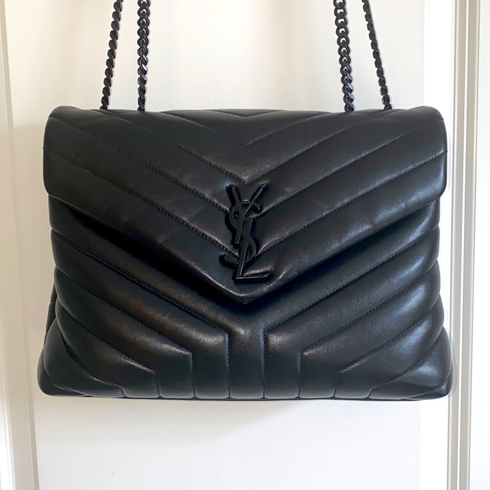 Saint Laurent Medium LouLou Black on Black